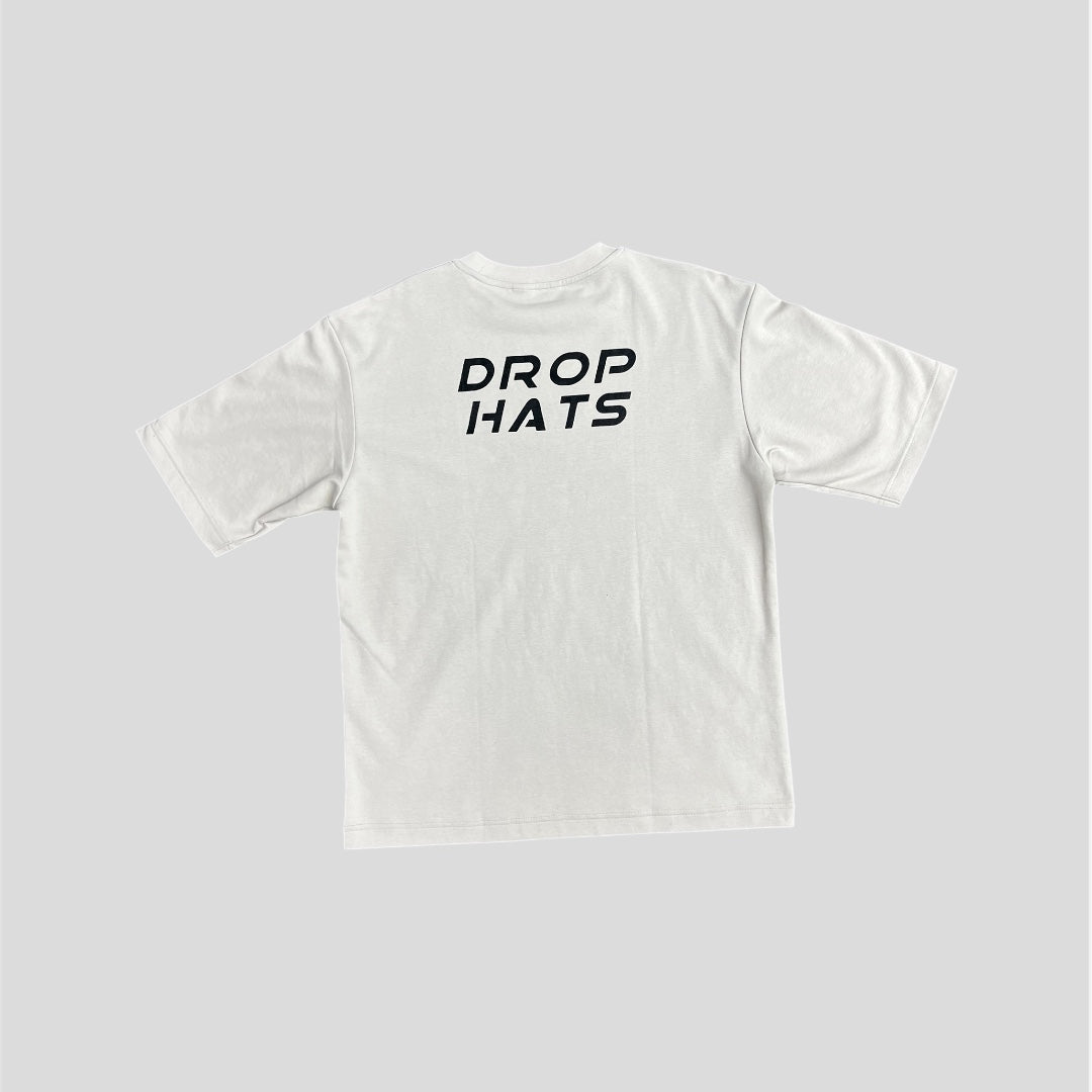 Drop Hats T-shirt (color hueso)