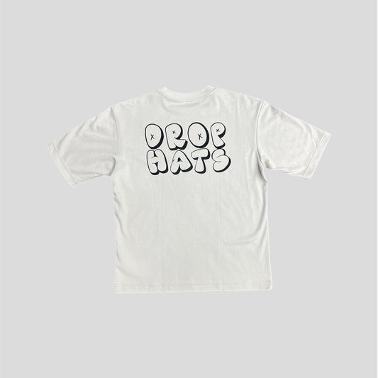 Drop Hats Balloon T-shirt (color hueso)